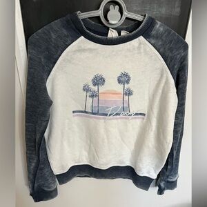 Roxy Girls Palm Sunset Light weight sweatshirt